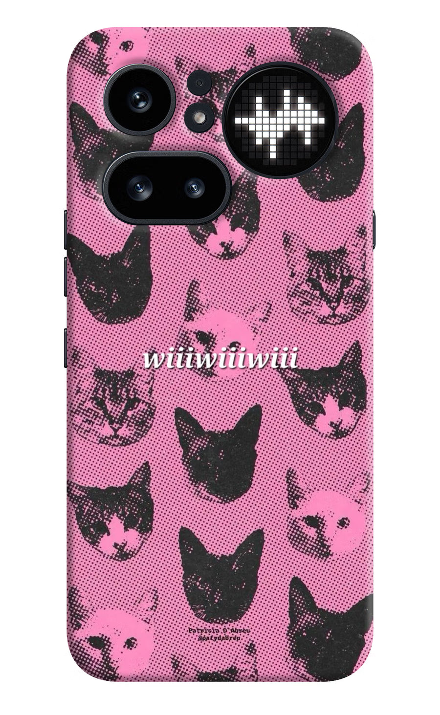 Pink Cats Nothing Phone 4a Pro Back Cover, Hard case