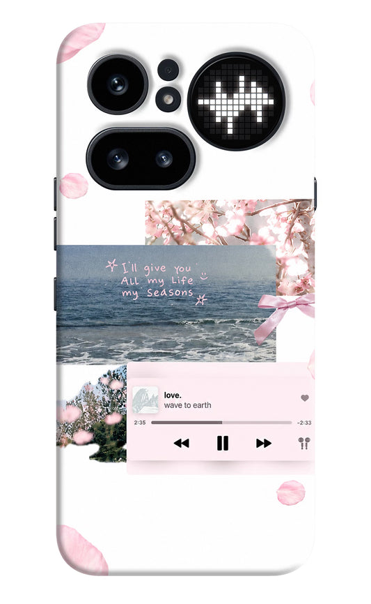 Wave to earth Nothing Phone 4a Pro Hard Case Back Cover by Casekaro