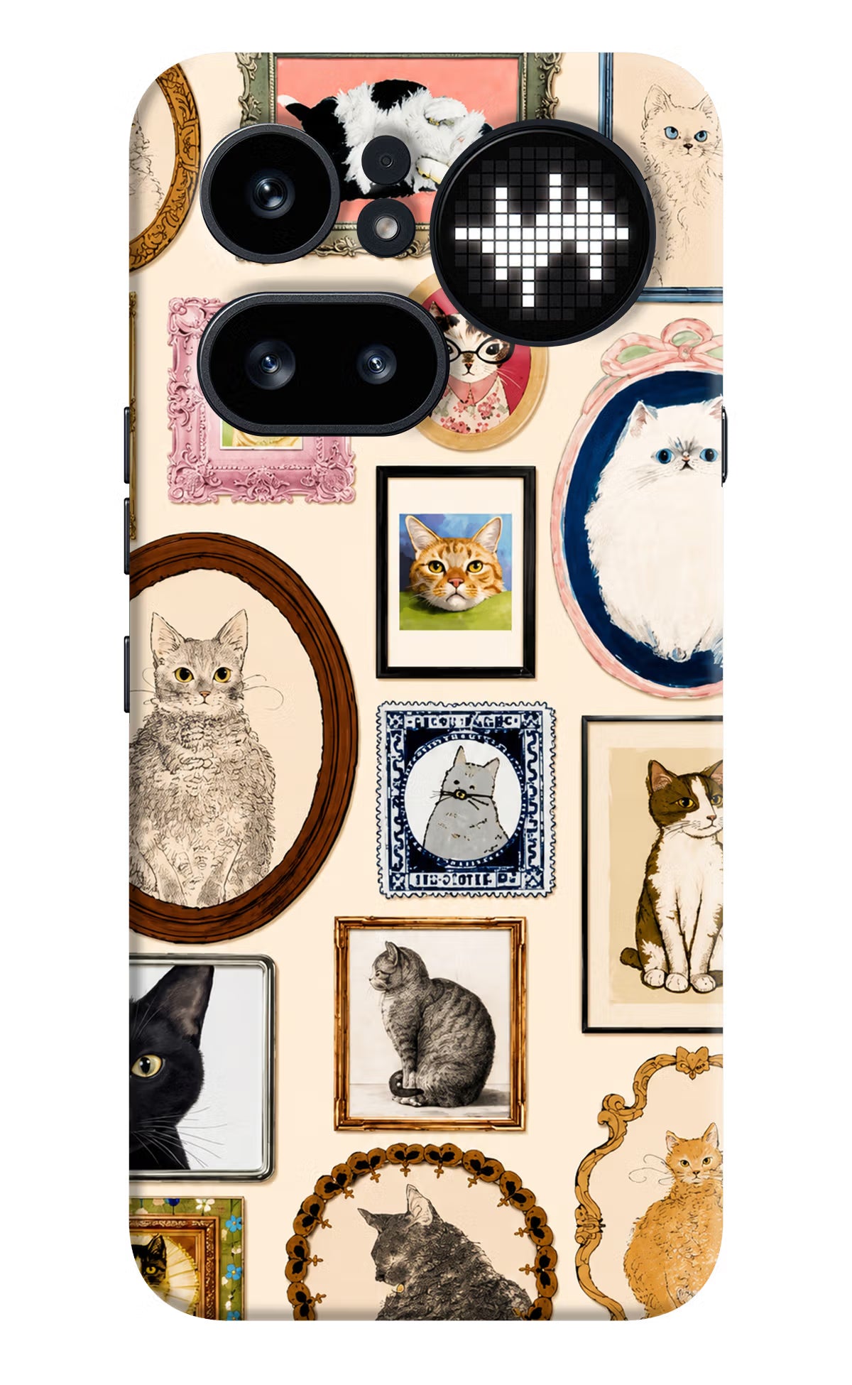 Mirror Cats Nothing Phone 4a Pro Back Cover