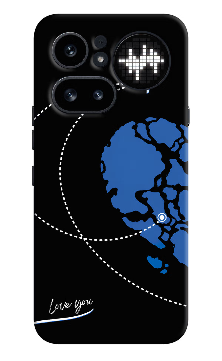 Love Orbit Nothing Phone 4a Pro Back Cover, Hard case