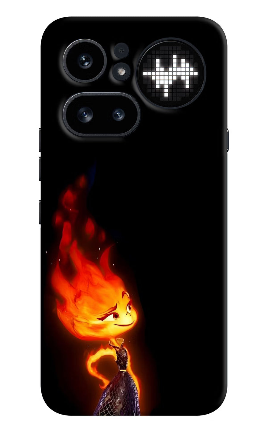 Ember Flame Nothing Phone 4a Pro Back Cover, Hard case
