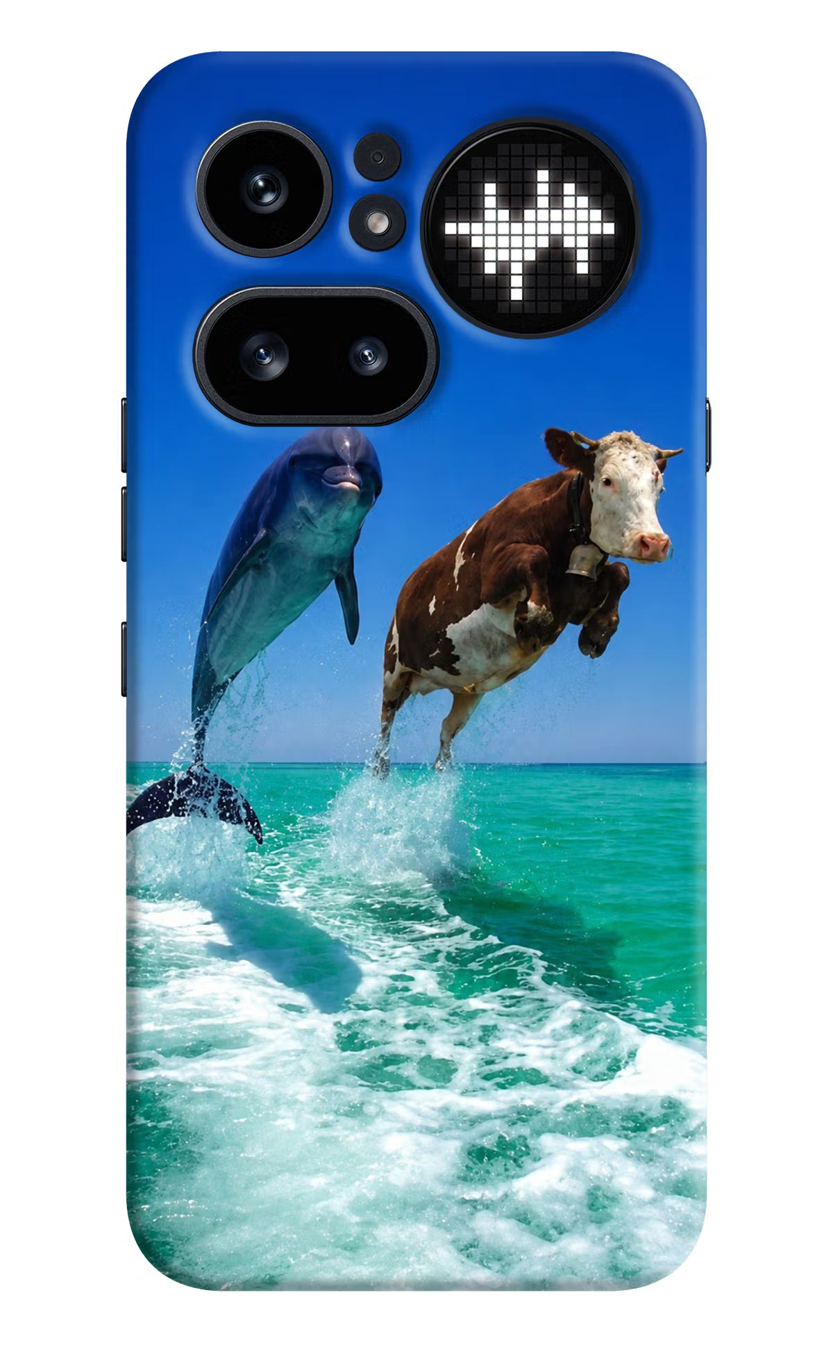 Dolphin vs Cow Nothing Phone 4a Pro Hard Case Back Cover by Casekaro