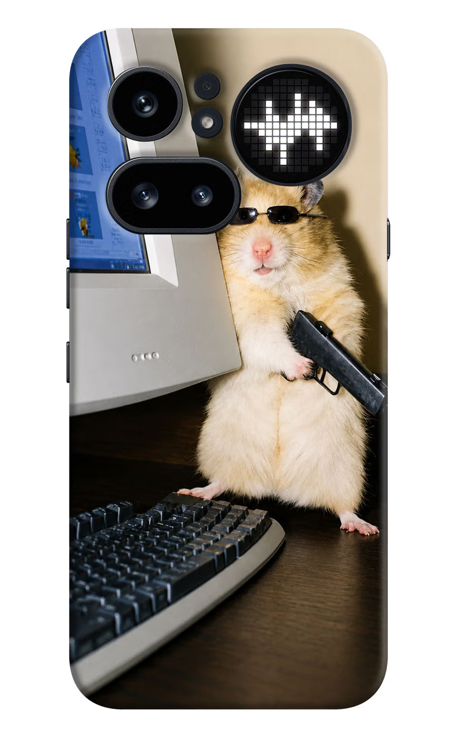 Hacker Hamster Nothing Phone 4a Pro Back Cover, Hard case