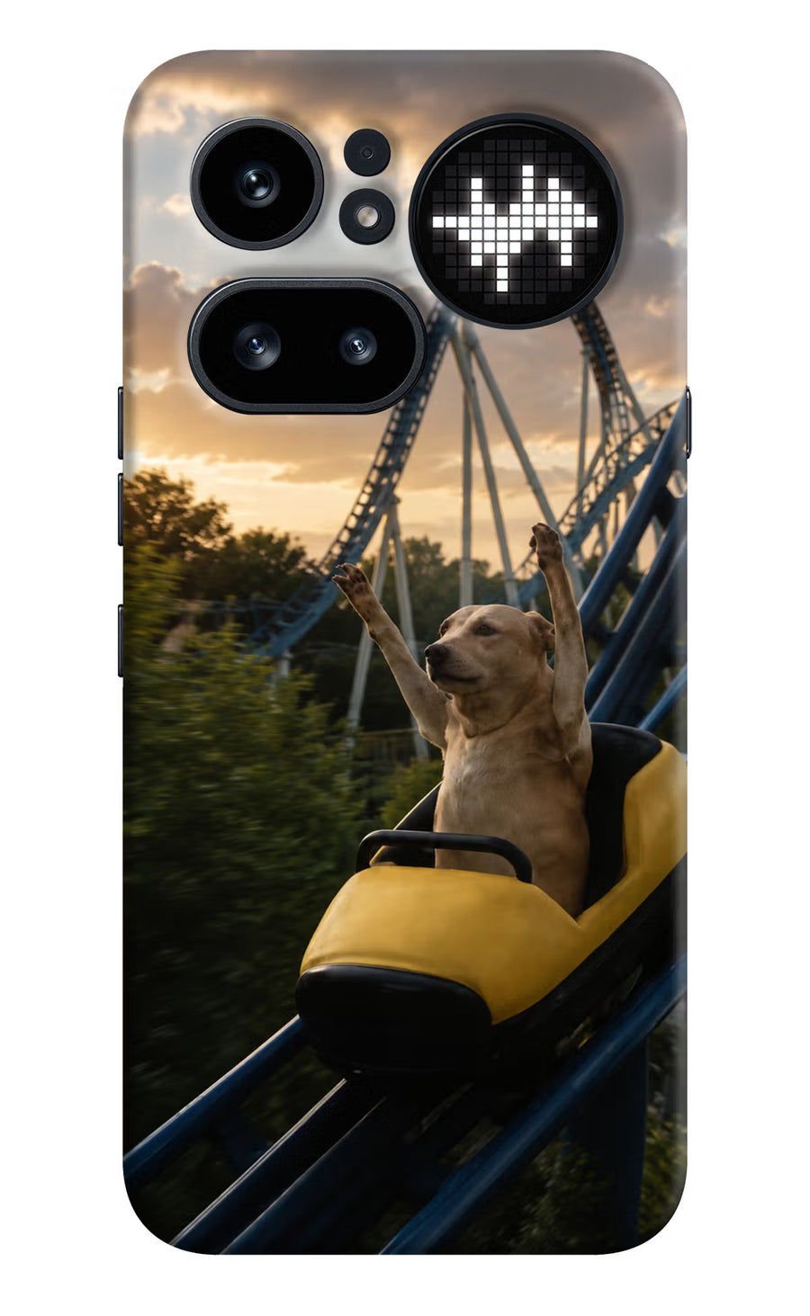 Rollercoaster Dog Nothing Phone 4a Pro Back Cover, Hard case
