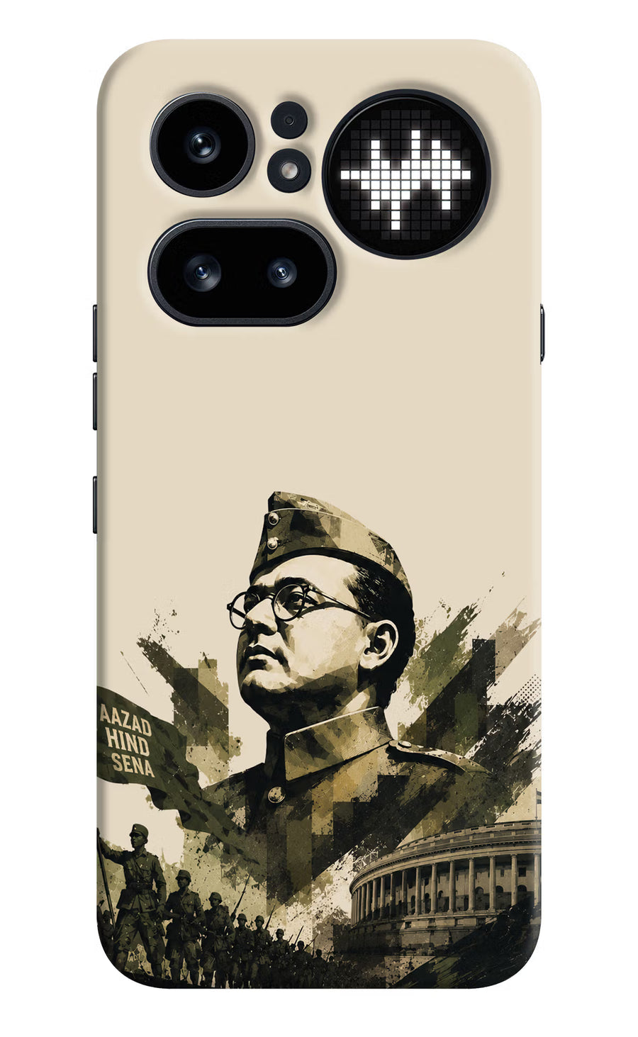 Netaji Rising Nothing Phone 4a Pro Back Cover, Hard case