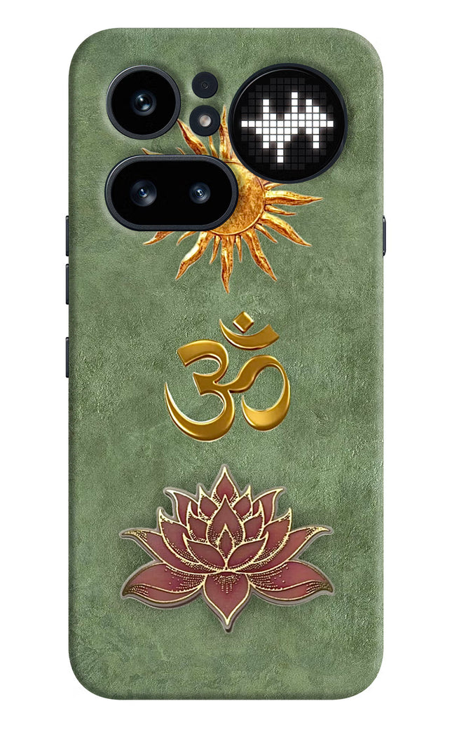 Om & Lotus Nothing Phone 4a Pro Back Cover
