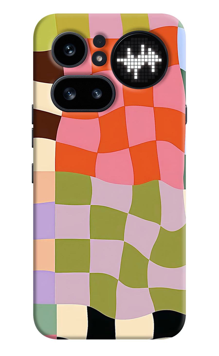 Wavy Grid Nothing Phone 4a Pro Back Cover, Hard case