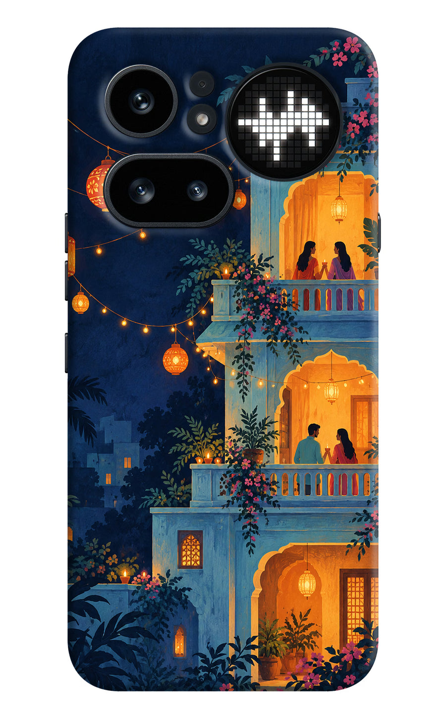 Balcony Glow Nothing Phone 4a Pro Back Cover, Hard case