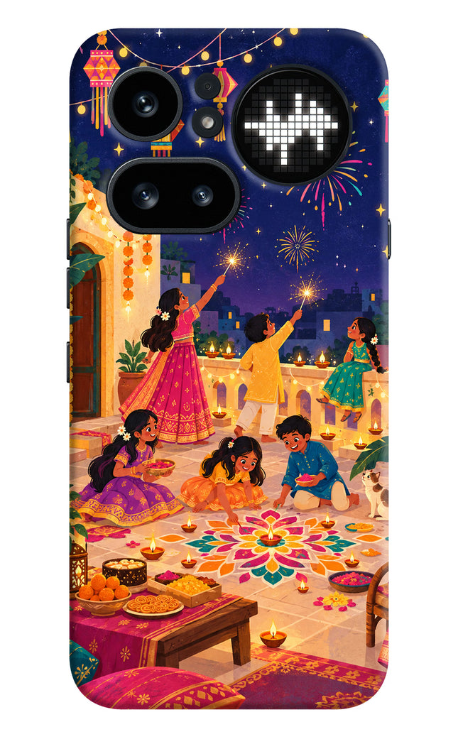 Diwali Night Nothing Phone 4a Pro Back Cover