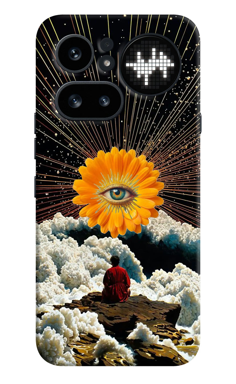 Cosmic Flower Nothing Phone 4a Pro Back Cover, Hard case