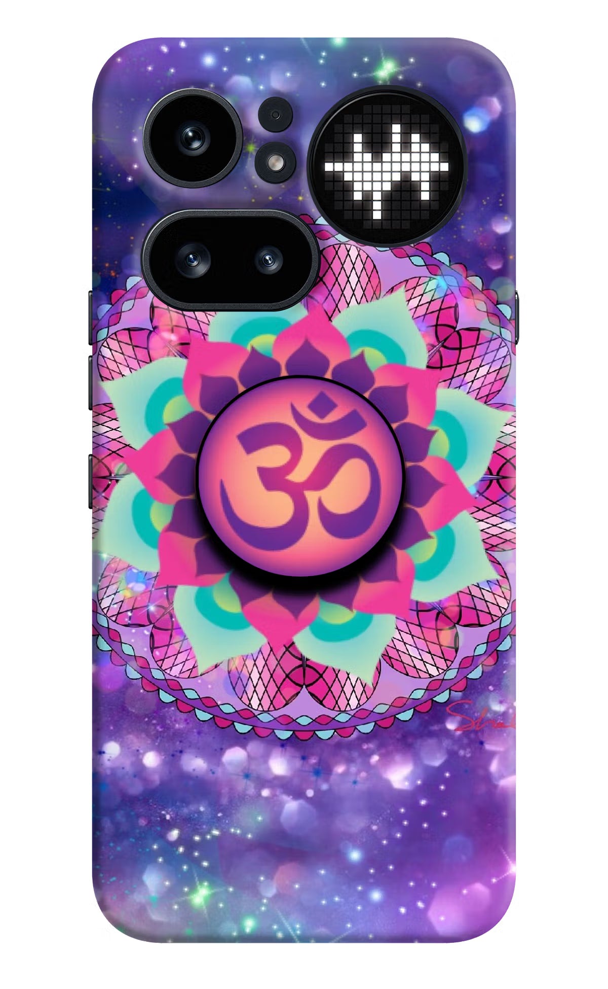 Om Purple Nothing Phone 4a Pro Pop Case by Casekaro