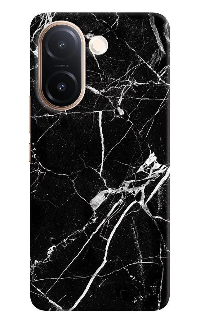 Black Marble Pattern Vivo V60e 5G Back Cover