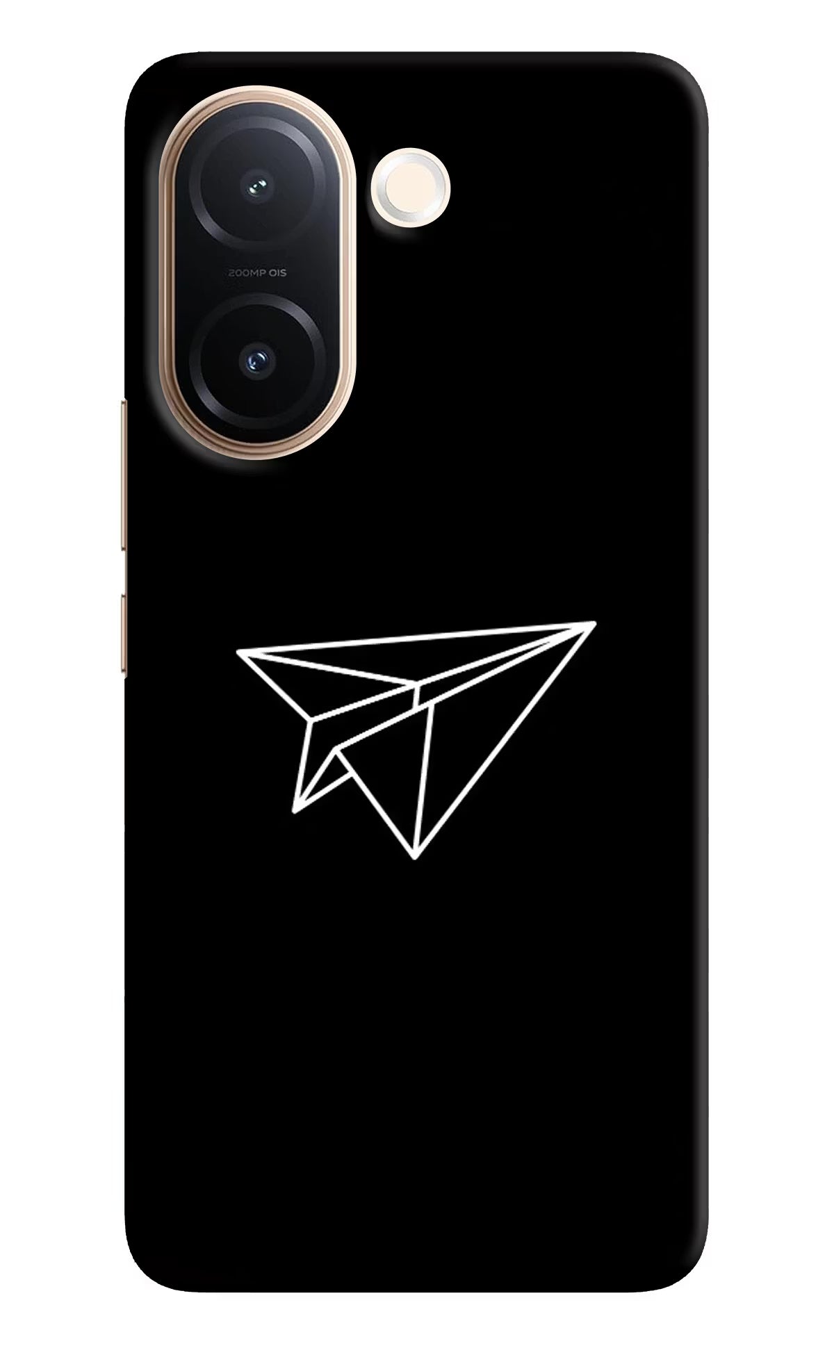 Paper Plane White Vivo V60e 5G Back Cover