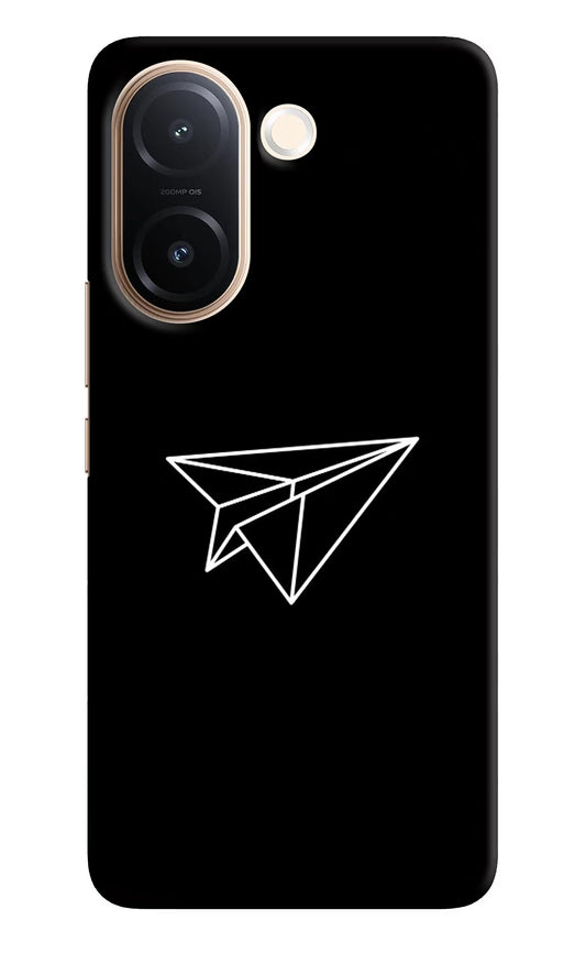 Paper Plane White Vivo V60e 5G Back Cover