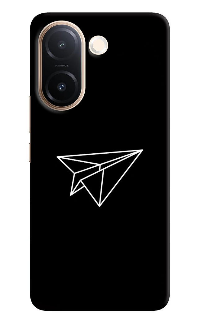 Paper Plane White Vivo V60e 5G Back Cover