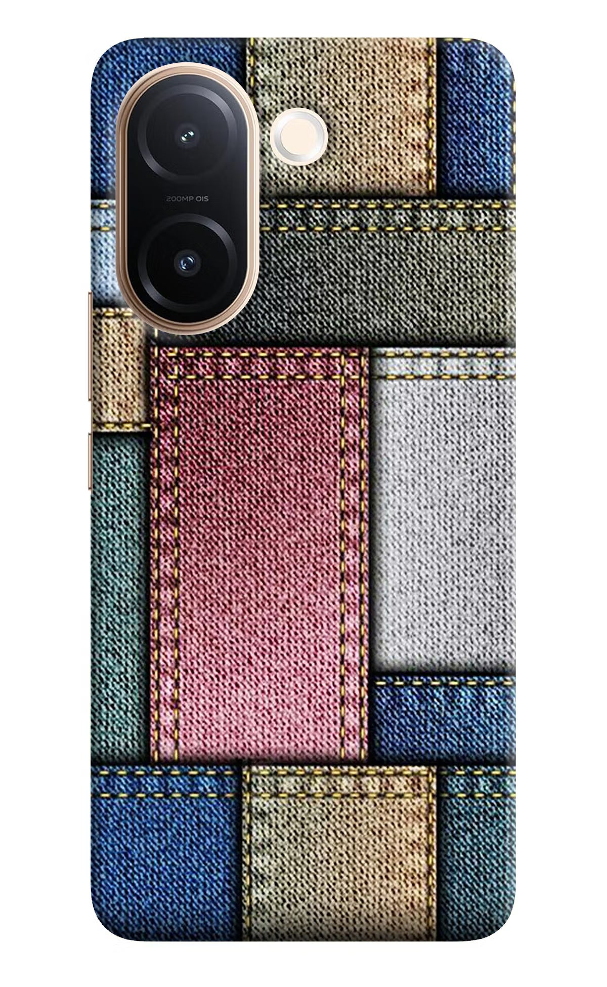 Multicolor Jeans Vivo V60e 5G Back Cover