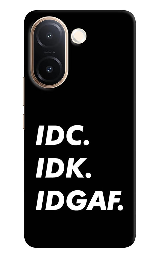 Idc Idk Idgaf Vivo V60e 5G Back Cover