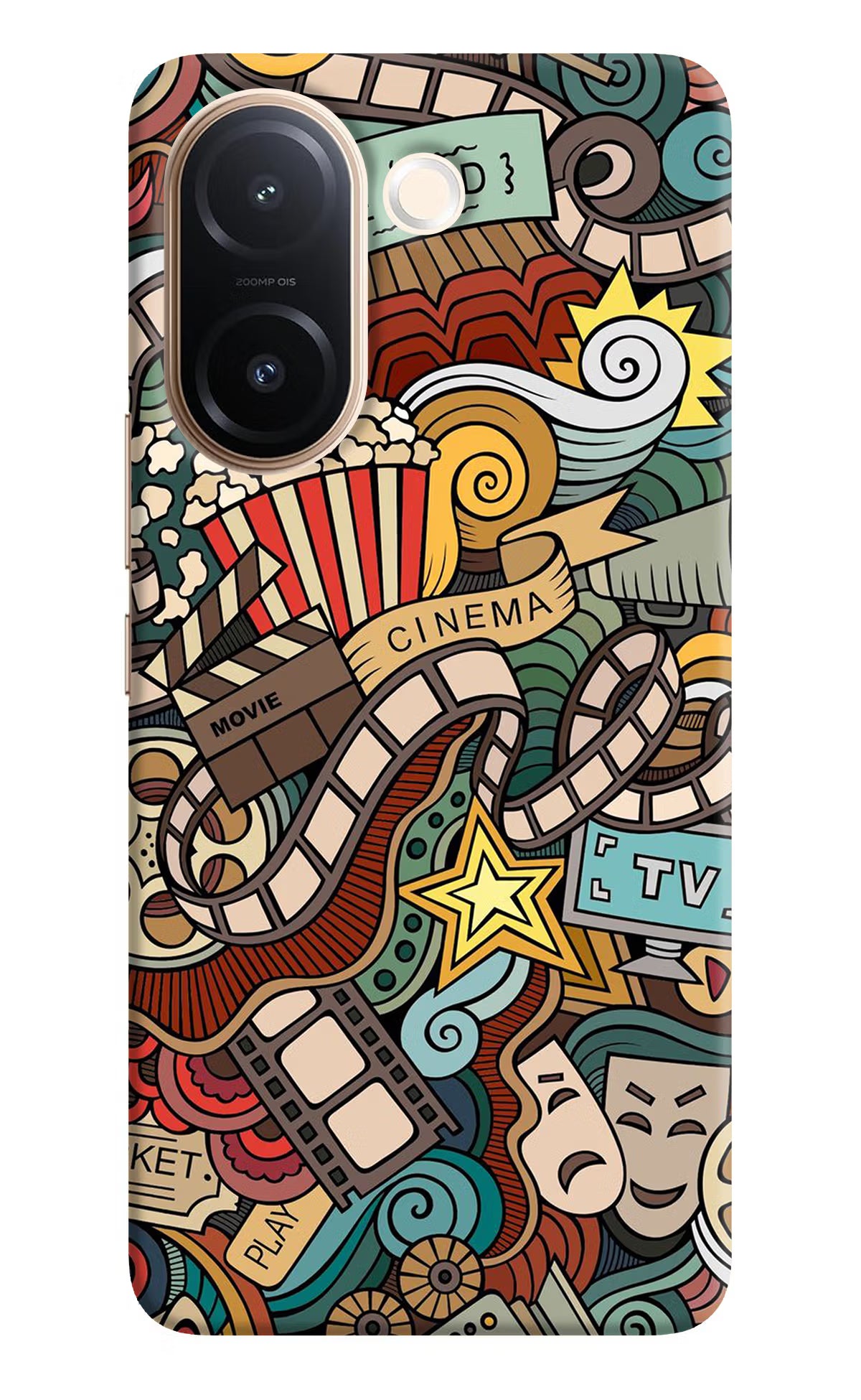 Cinema Abstract Vivo V60e 5G Back Cover