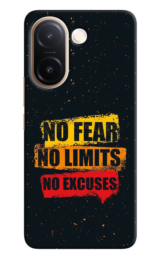 No Fear No Limits No Excuse Vivo V60e 5G Back Cover