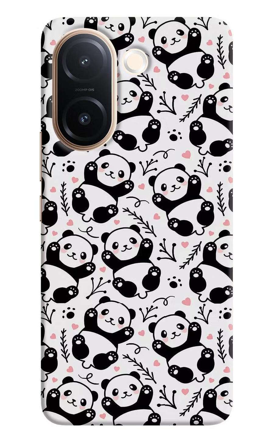 Cute Panda Vivo V60e 5G Back Cover, Hard case