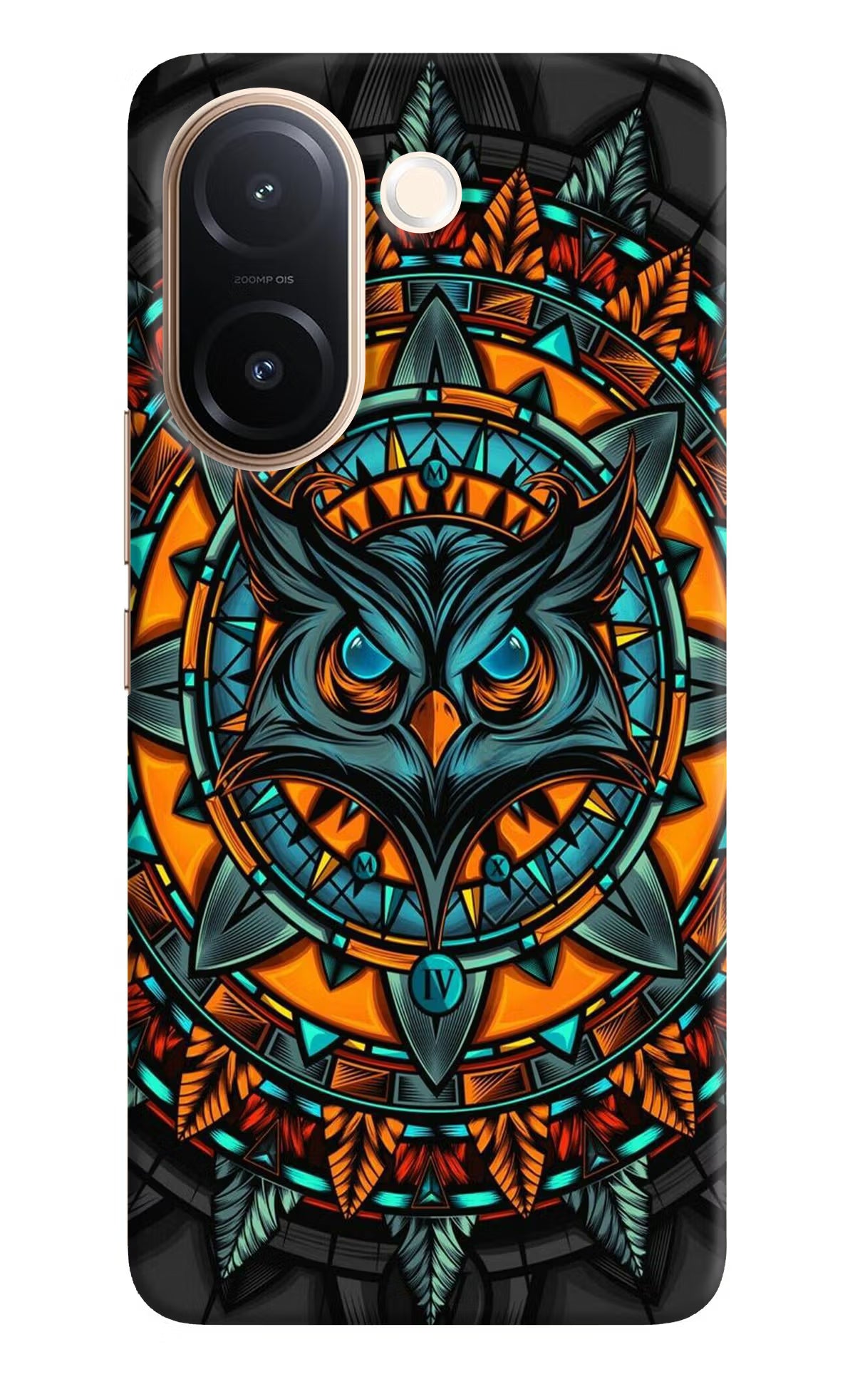 Angry Owl Art Vivo V60e 5G Back Cover