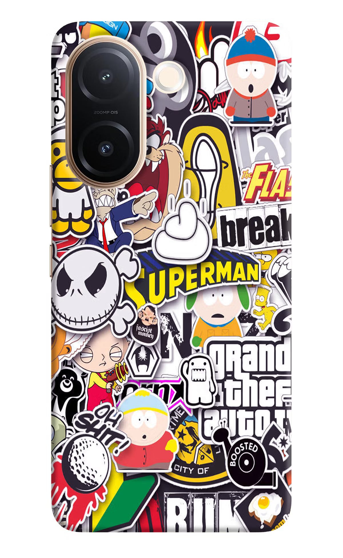 Sticker Bomb Vivo V60e 5G Back Cover