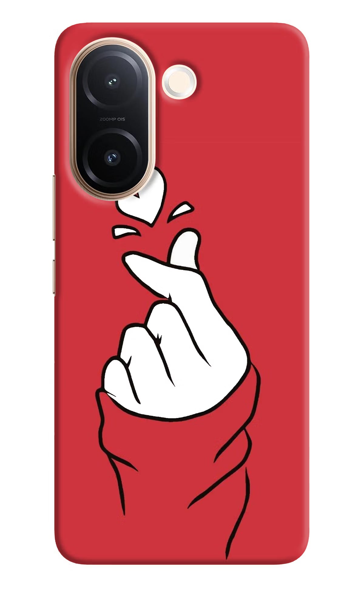 Korean Love Sign Vivo V60e 5G Back Cover