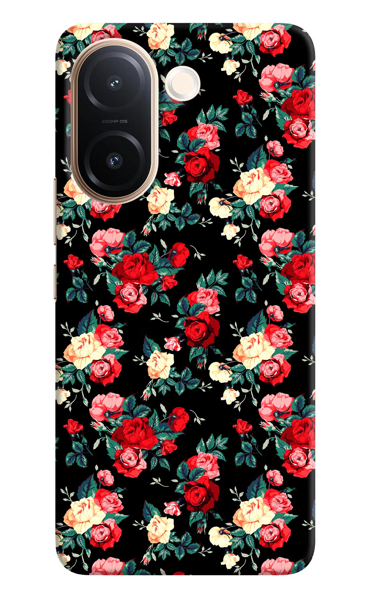 Rose Pattern Vivo V60e 5G Back Cover