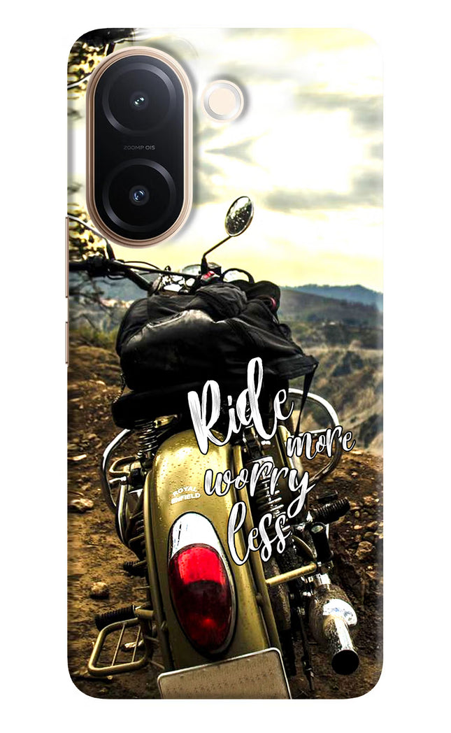 Ride More Worry Less Vivo V60e 5G Back Cover
