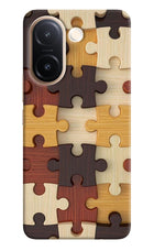 Wooden Puzzle Vivo V60e 5G Back Cover