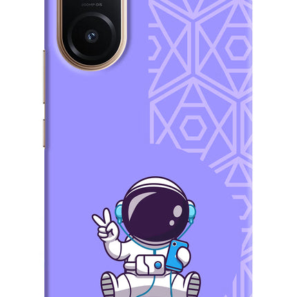 Cute Astronaut Chilling Vivo V60e 5G Back Cover