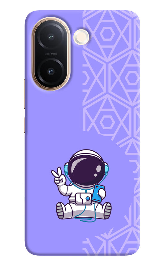 Cute Astronaut Chilling Vivo V60e 5G Back Cover