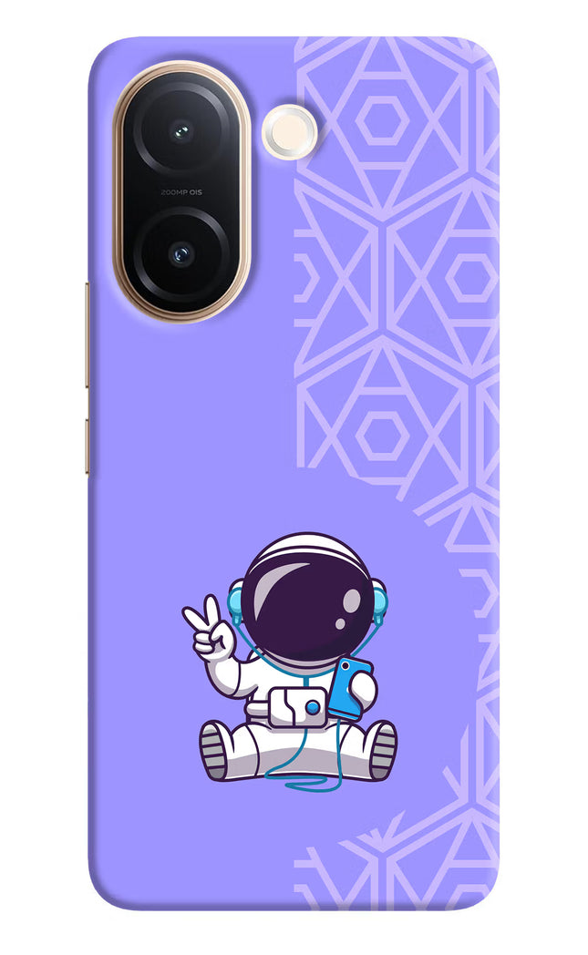Cute Astronaut Chilling Vivo V60e 5G Back Cover