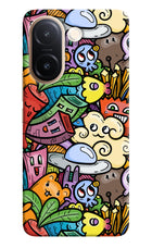 Veggie Doodle Vivo V60e 5G Back Cover