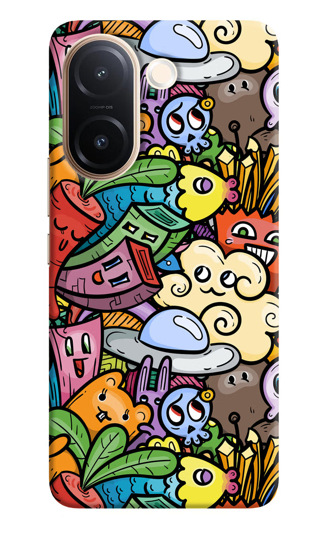 Veggie Doodle Vivo V60e 5G Back Cover