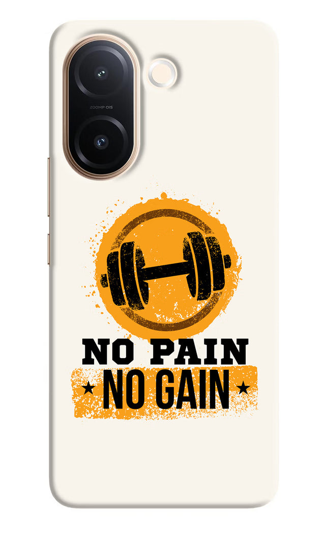 No Pain No Gain Vivo V60e 5G Back Cover