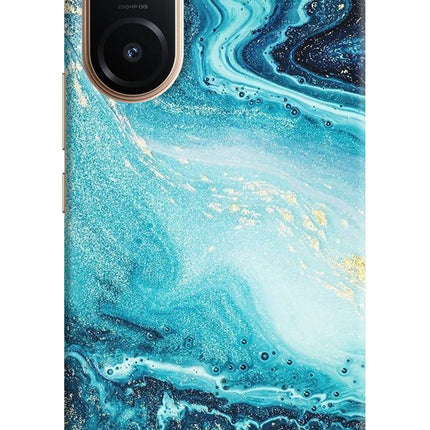 Blue Glitter Marble Vivo V60e 5G Back Cover
