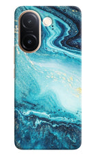 Blue Glitter Marble Vivo V60e 5G Back Cover