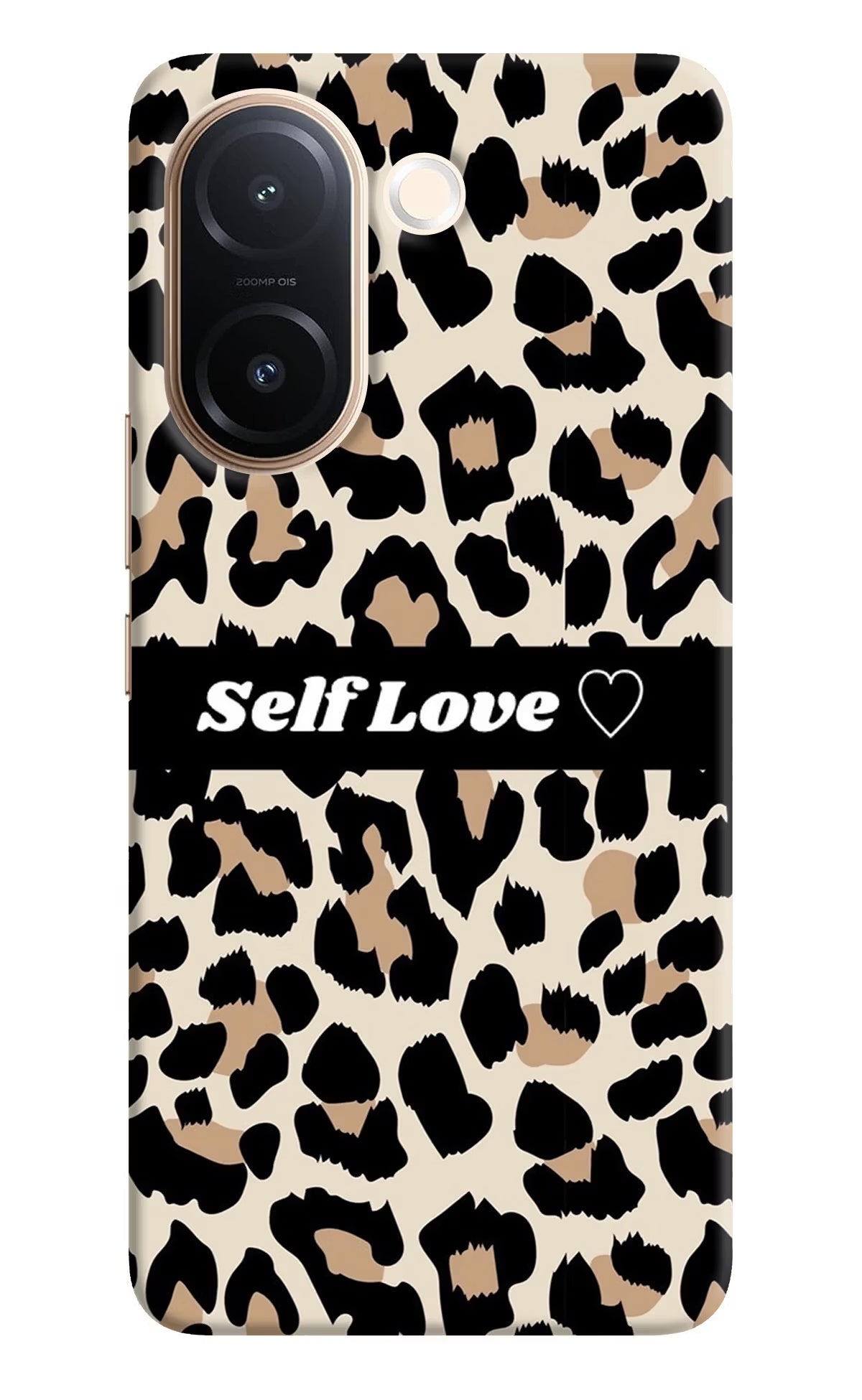 Leopard Print Self Love Vivo V60e 5G Back Cover