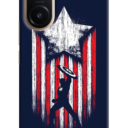 Captain America Marvel Art Vivo V60e 5G Back Cover