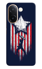 Captain America Marvel Art Vivo V60e 5G Back Cover