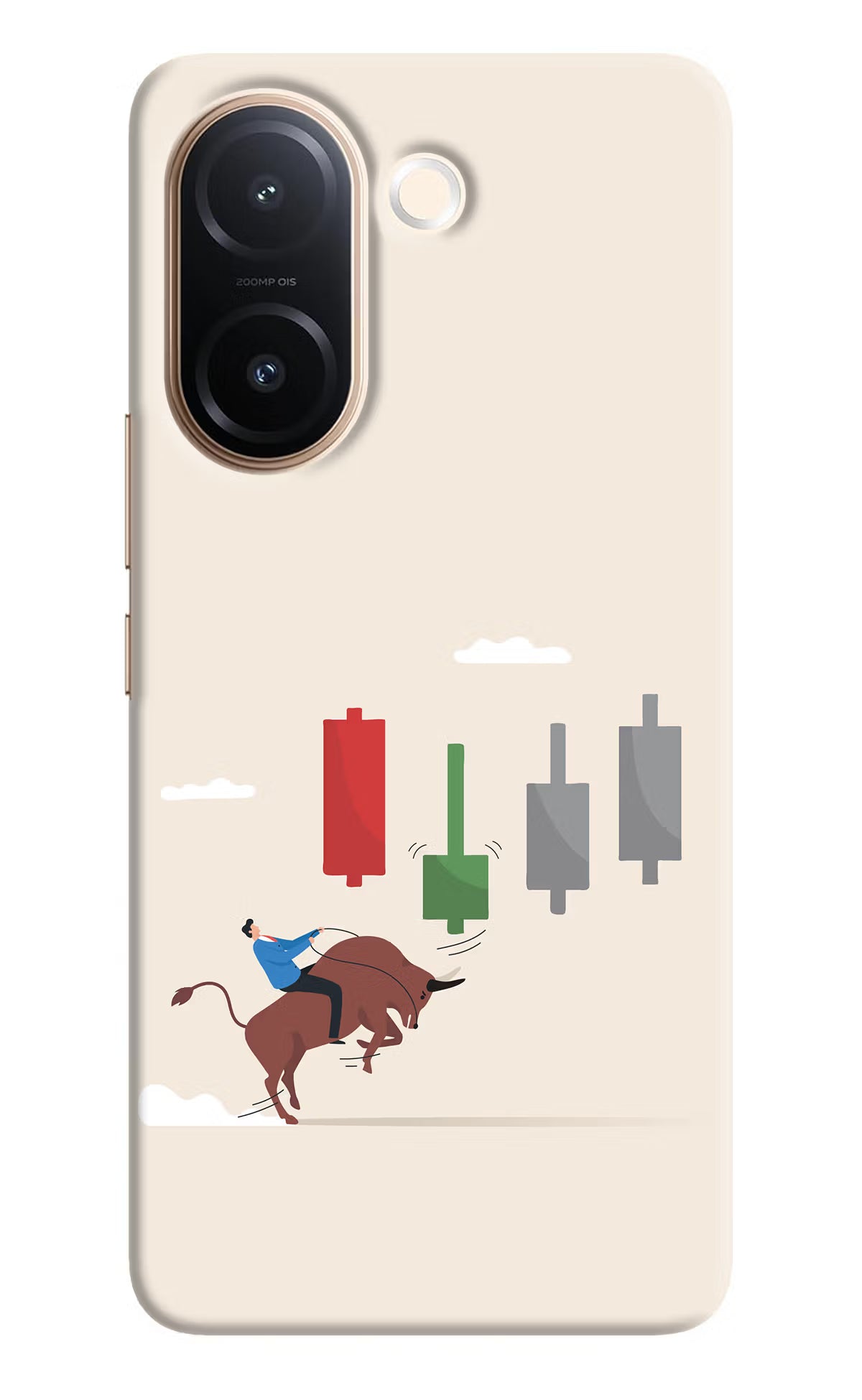 Bull Trading Momentum Vivo V60e 5G Back Cover
