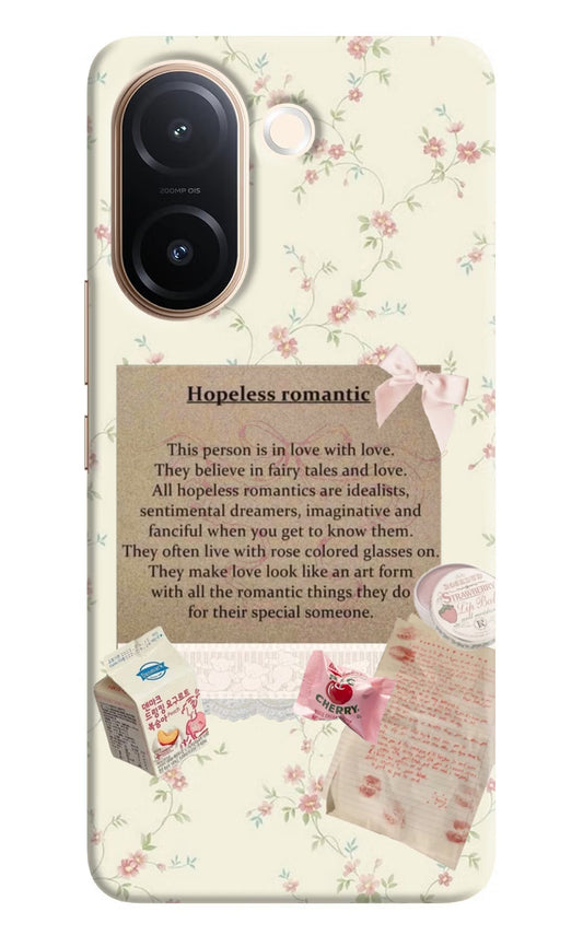 Hopeless Romantic Vivo V60e 5G Back Cover
