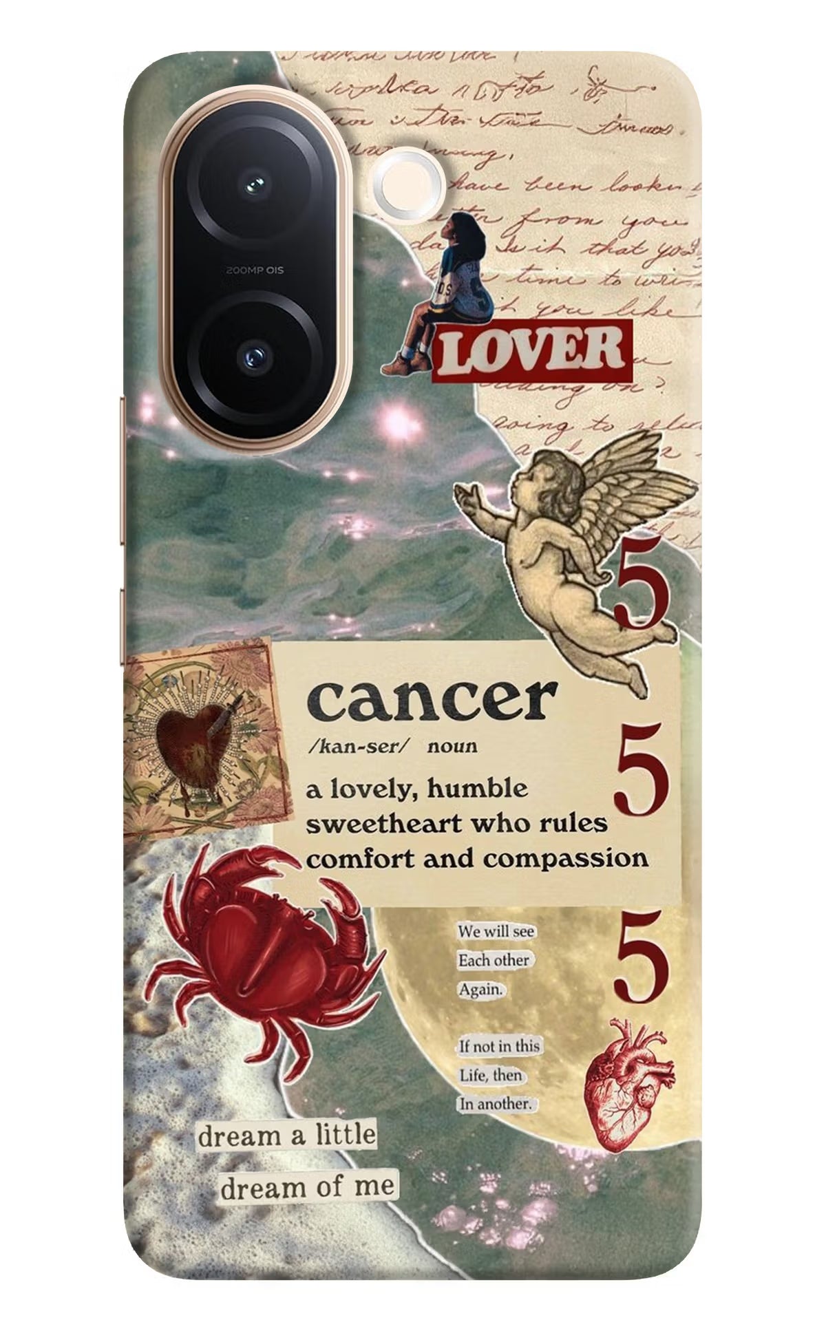 Cancer Zodiac Vivo V60e 5G Back Cover