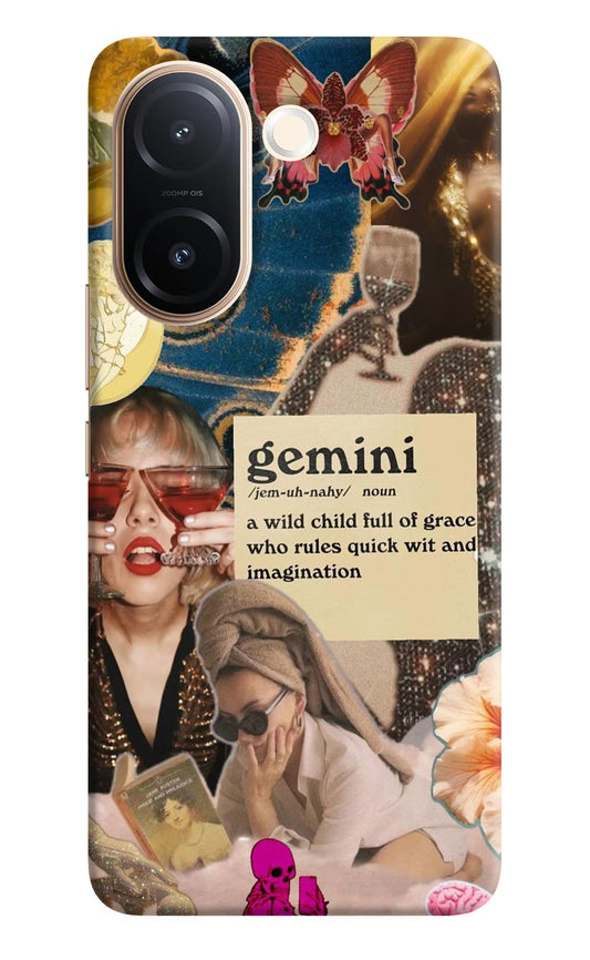 Gemini Zodiac Vivo V60e 5G Back Cover