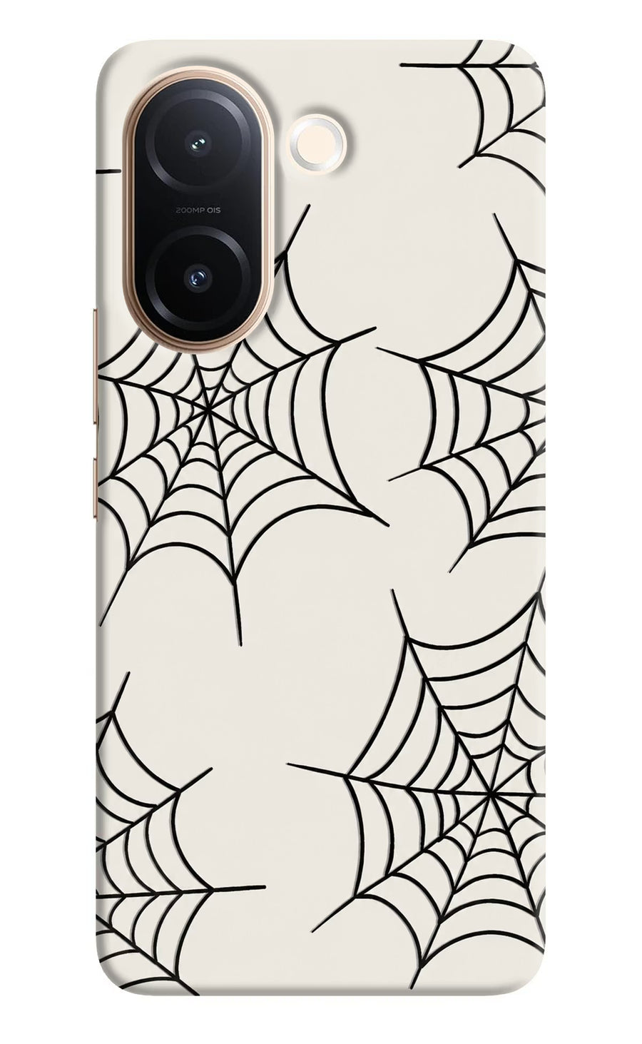 Spider Web Vivo V60e 5G Back Cover, Hard case