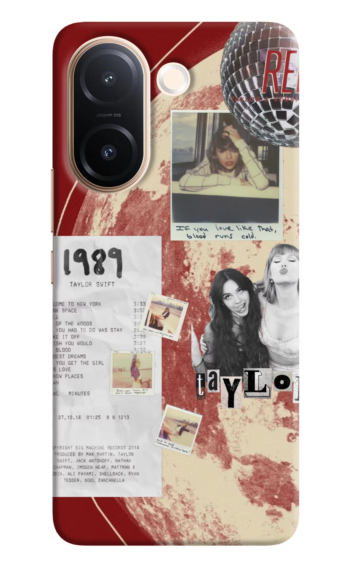 Taylor Swift Vivo V60e 5G Back Cover
