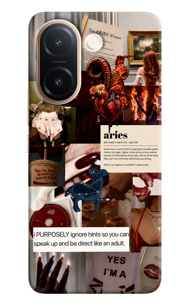 Zodiac Aries Vivo V60e 5G Back Cover