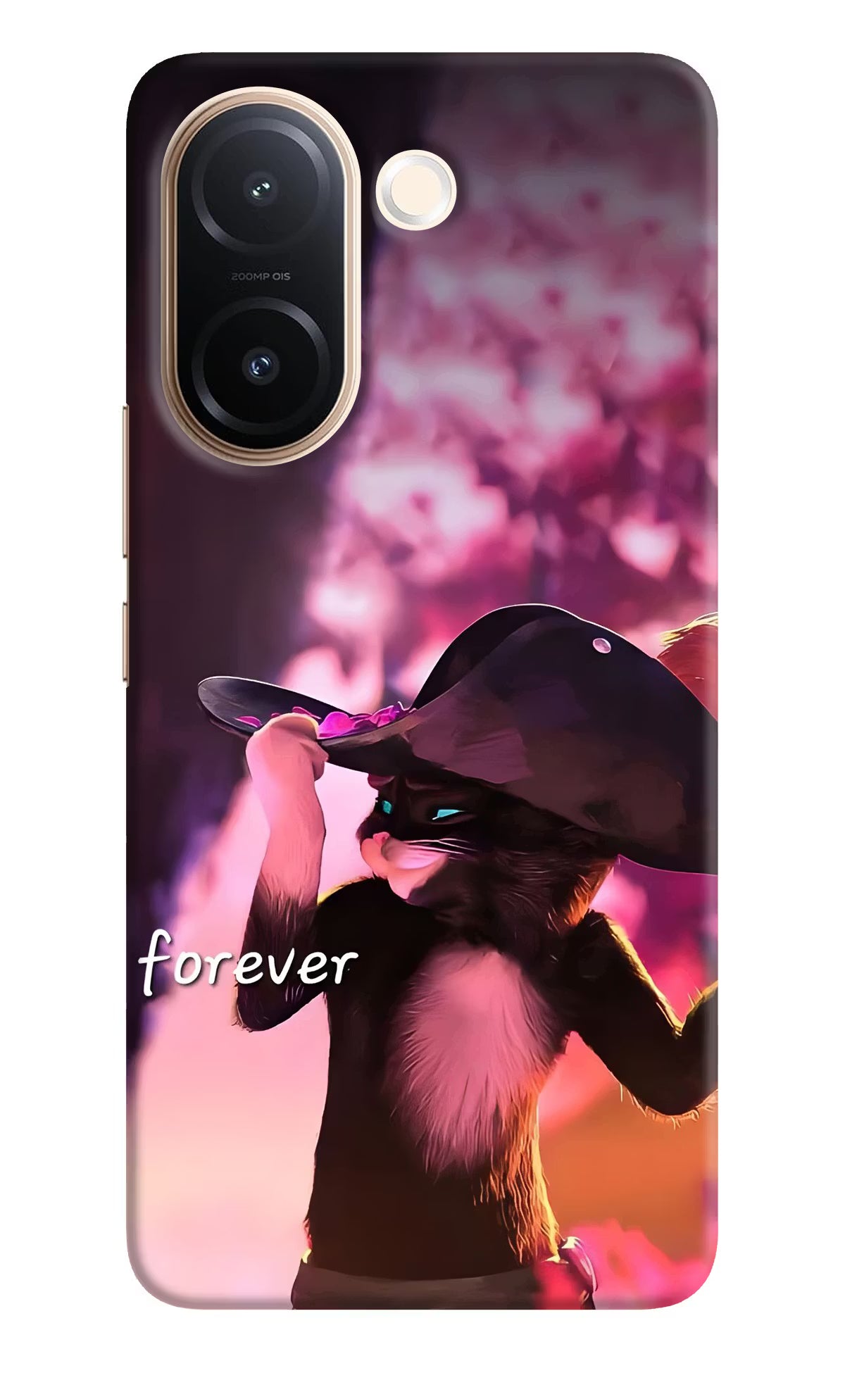 Forever Cat Vivo V60e 5G Back Cover