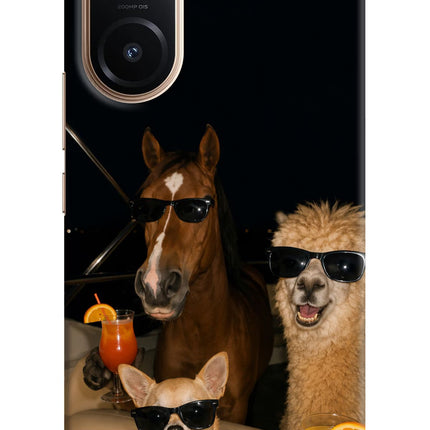 Party Squad Vivo V60e 5G Hard Case Back Cover by Casekaro